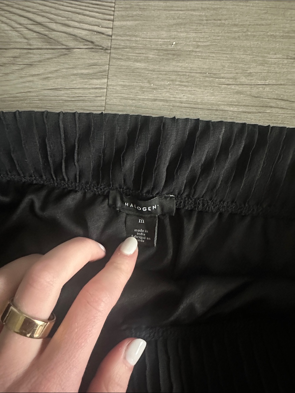 Halogen Black Pleated Maxi Skirt - Picture 2 of 4
